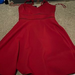 Xxs red party dress